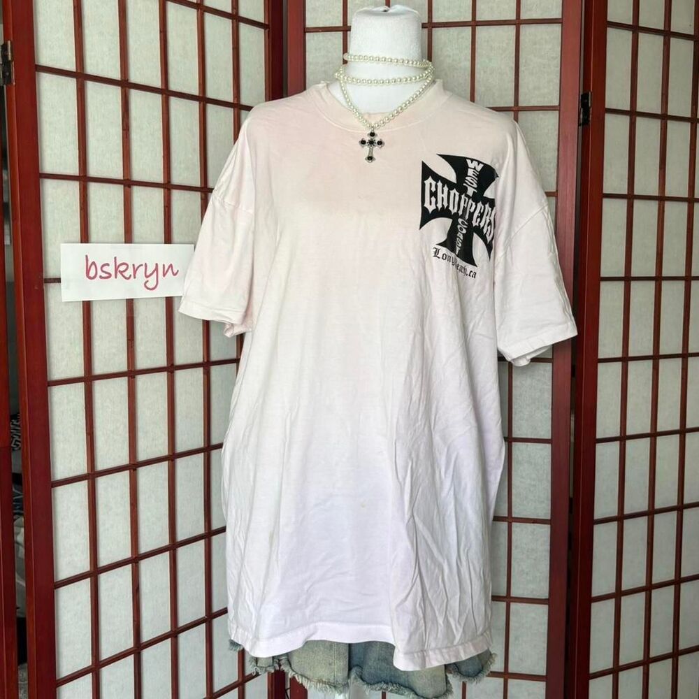 West-coast-choppers Print Men's Pink T-shirt
